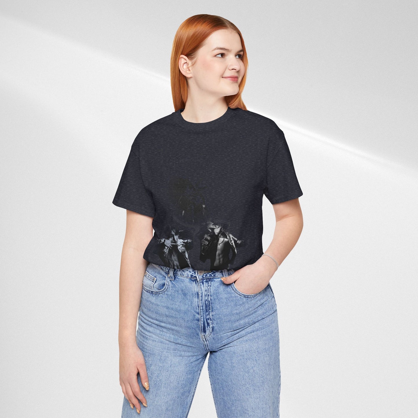 J hope Graphic Tee — Moody Monochrome Portraits