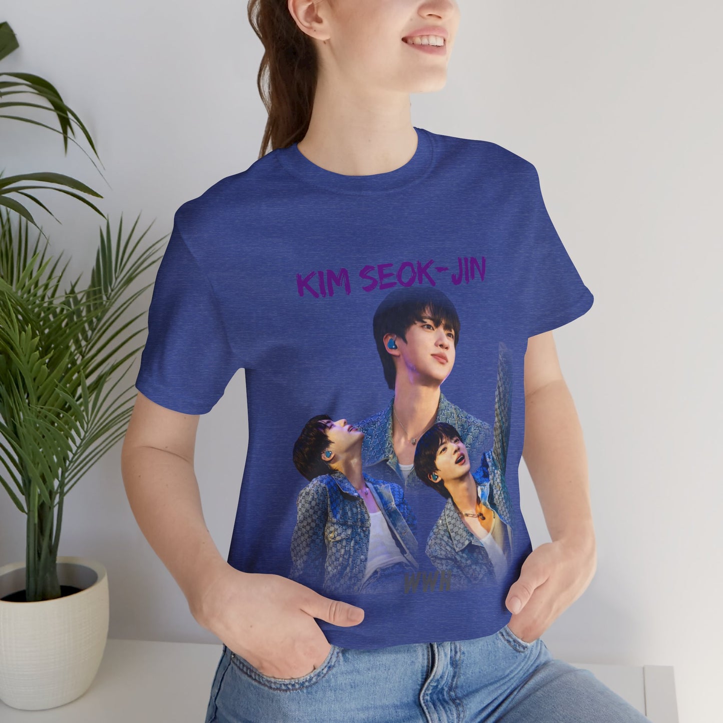 K-Pop Idol Photo Tee — 'Kim Seok-Jin' Graphic T-Shirt