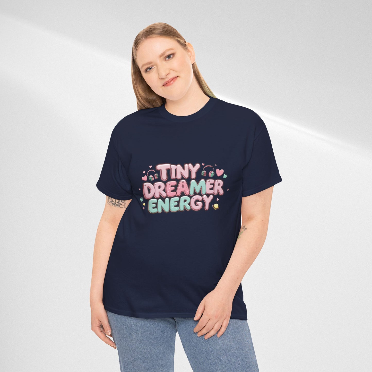 TinyTan Dreamer Energy T-Shirt — Cute Pastel Graphic Tee