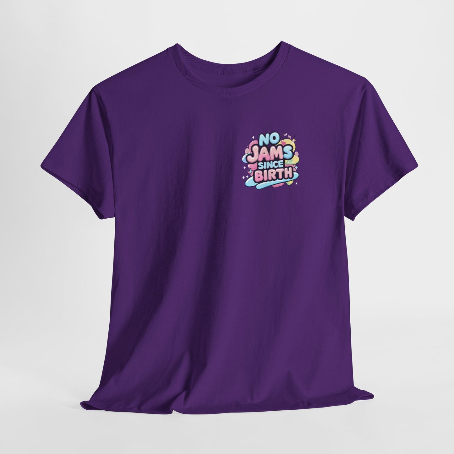 No Jams Since Birth T-Shirt — Cute Pastel Graphic Tee