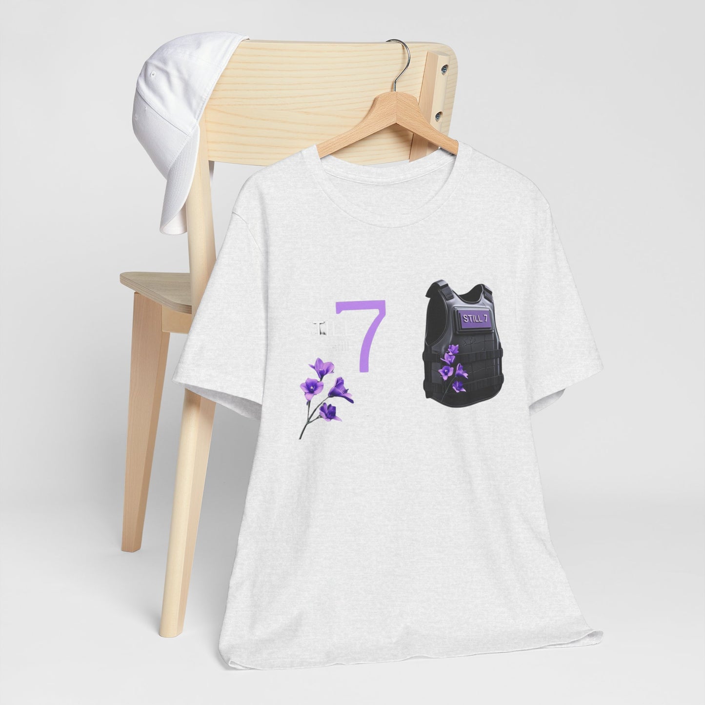 Bulletproof Vest Floral Tee — “I Am The Proof” Graphic T‑Shirt