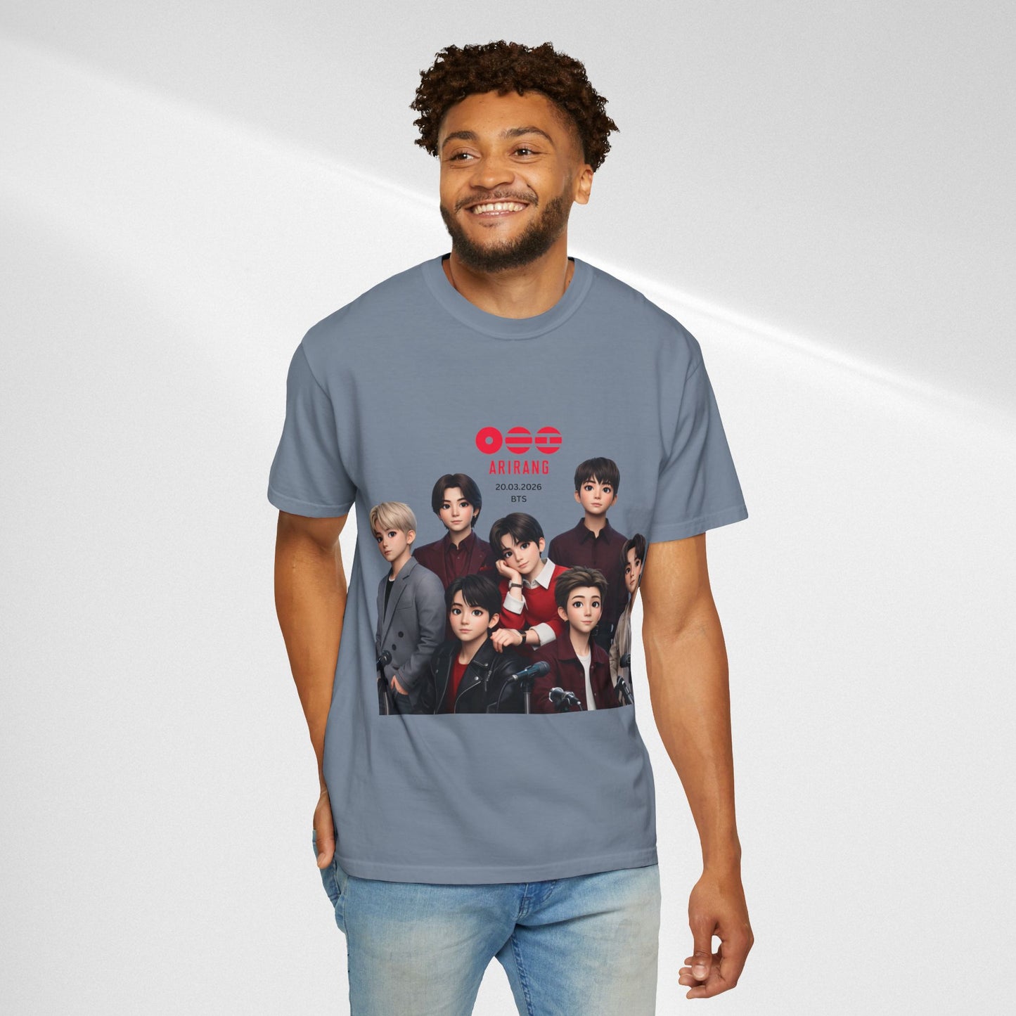 BTS Band Photo T-Shirt — Group Portrait Graphic Tee