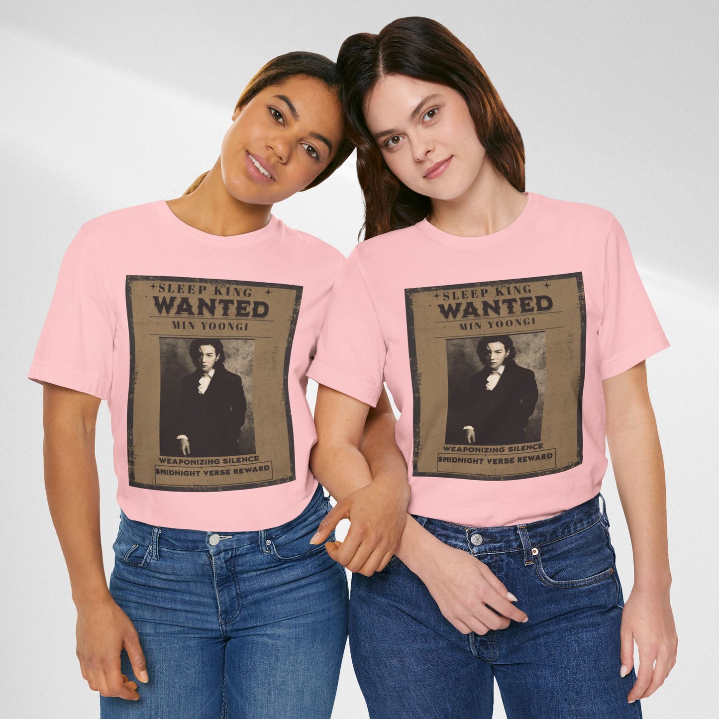 Sleep King Wanted Tee — Vintage 'Min Yoongi' Poster Shirt