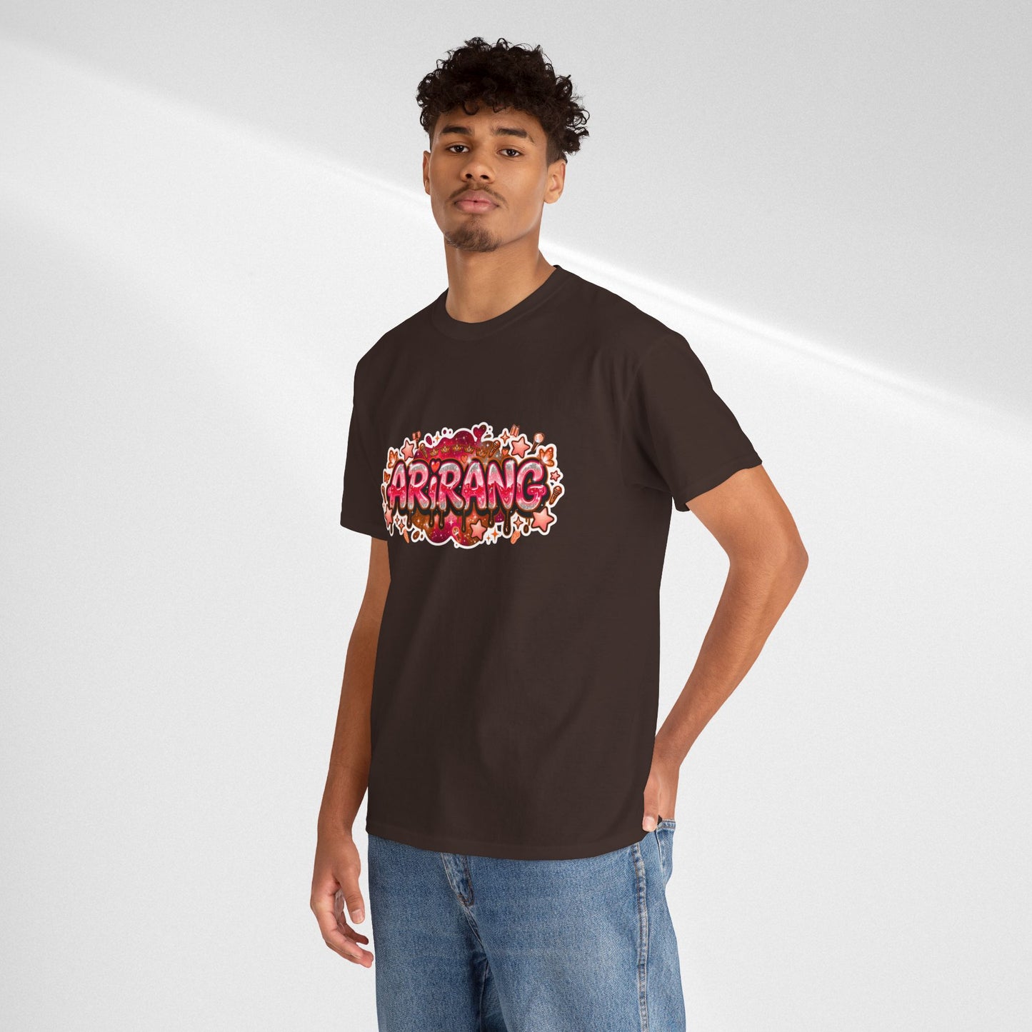 BTS Arirang Floral Graphic Tee - Korean Music Tribute Shirt