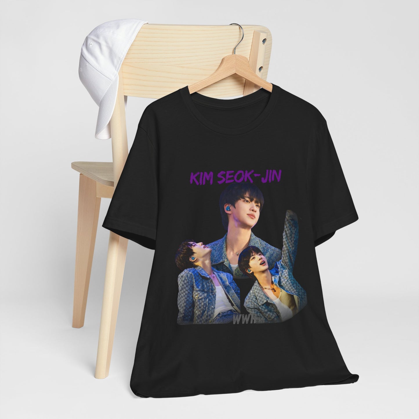 K-Pop Idol Photo Tee — 'Kim Seok-Jin' Graphic T-Shirt