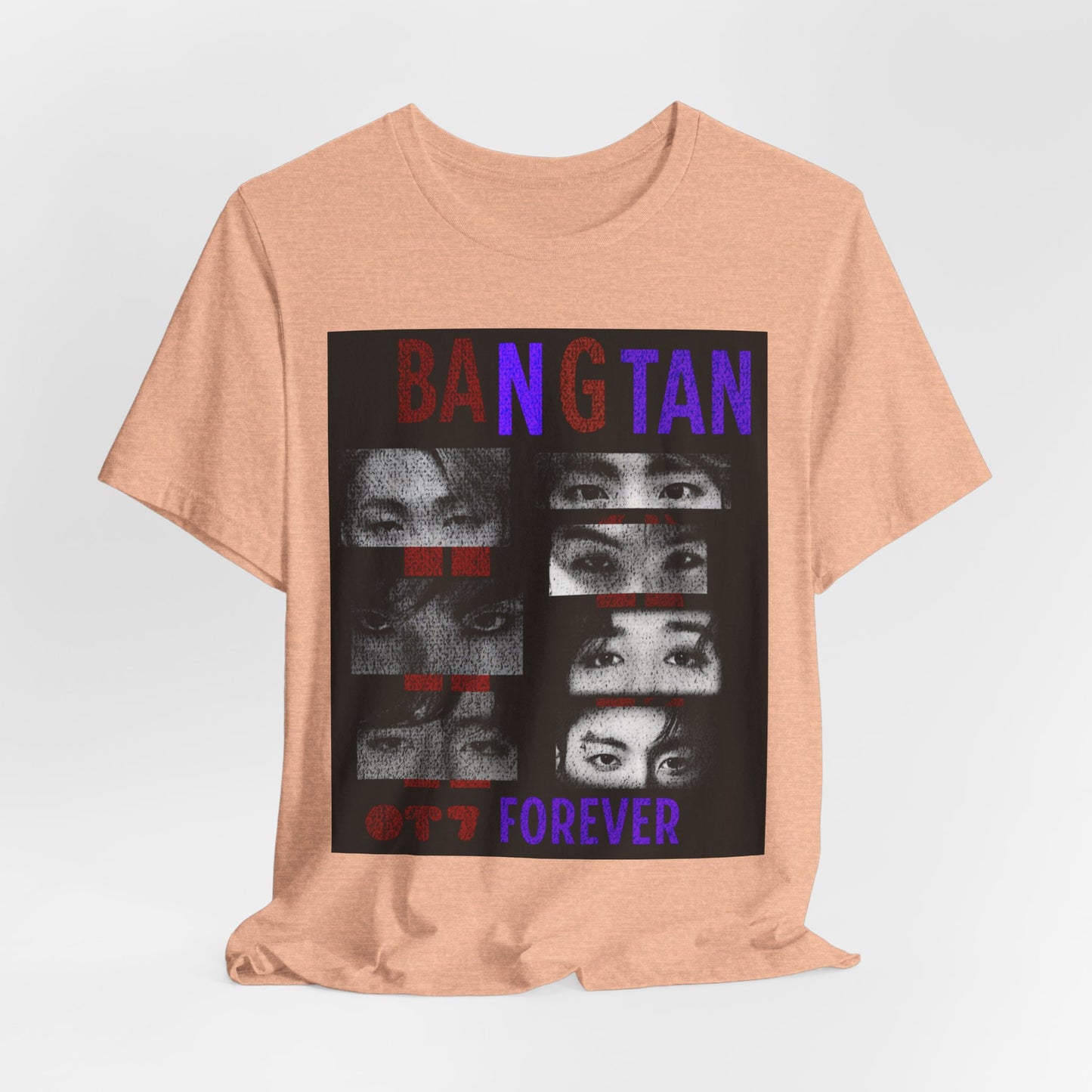 Bangtan Forever BTS Eyes Graphic Tee – K‑Pop Fan Shirt