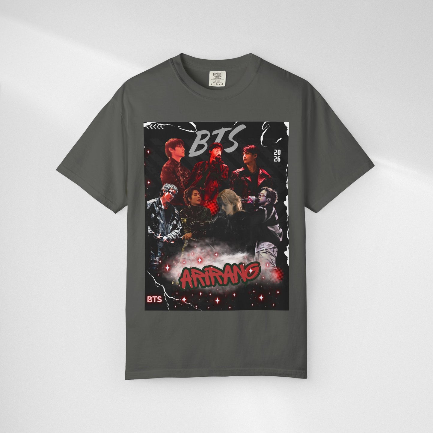 BTS ARIRANG Graphic T-Shirt — "Arirang" BTS Style Concert Tee