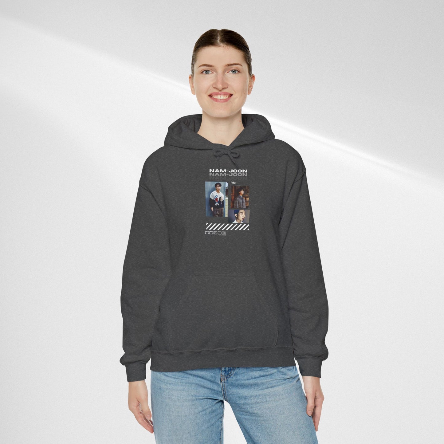 NAMJOON Hoodie — Retro Filmstrip Portrait Pullover
