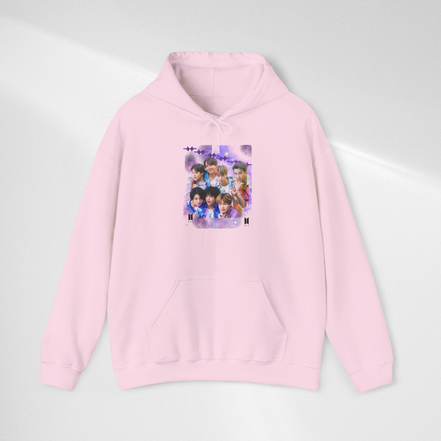 BTS Hoodie — Purple Collage Photo Graphic Hoodie