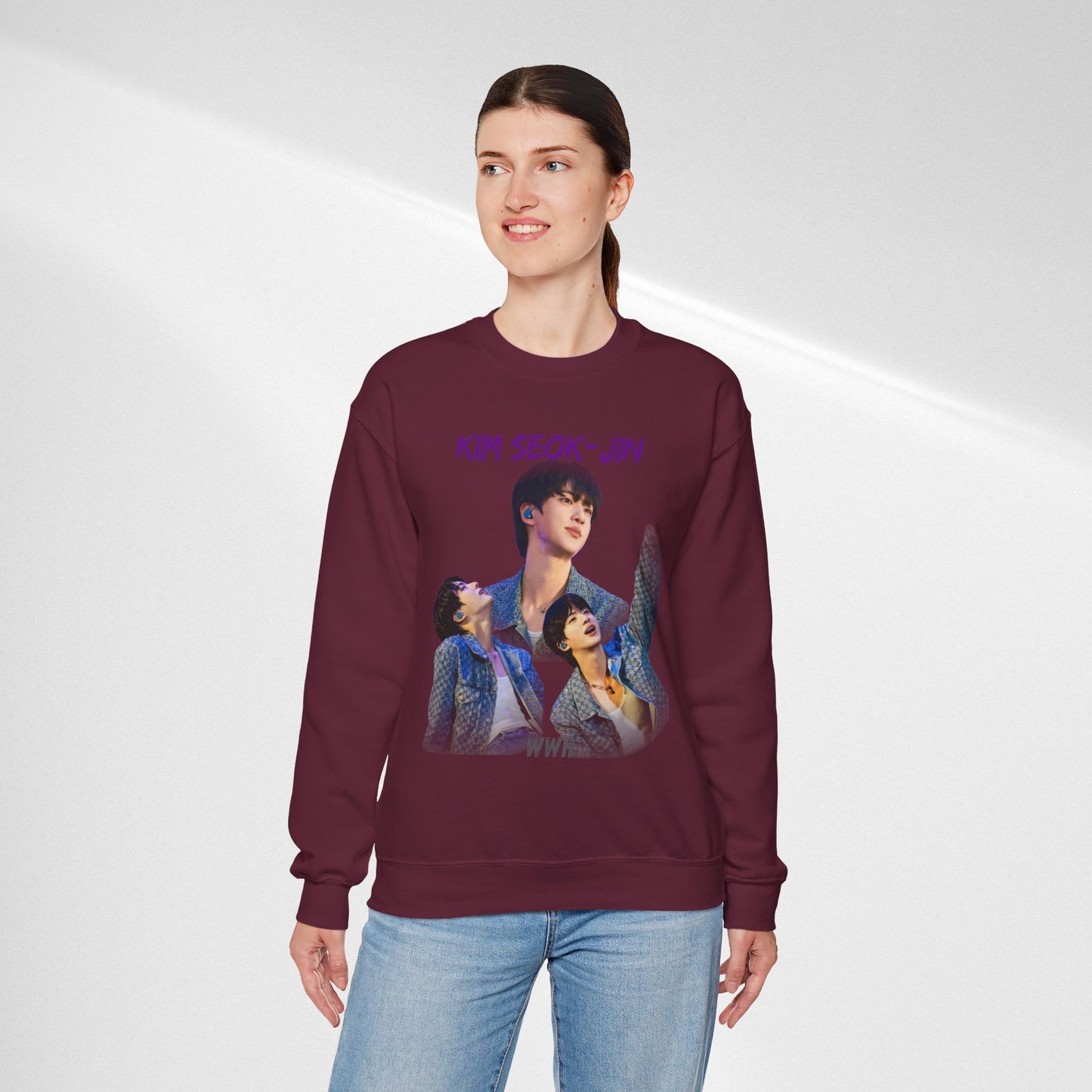 JIN Photo Collage Crewneck Sweatshirt