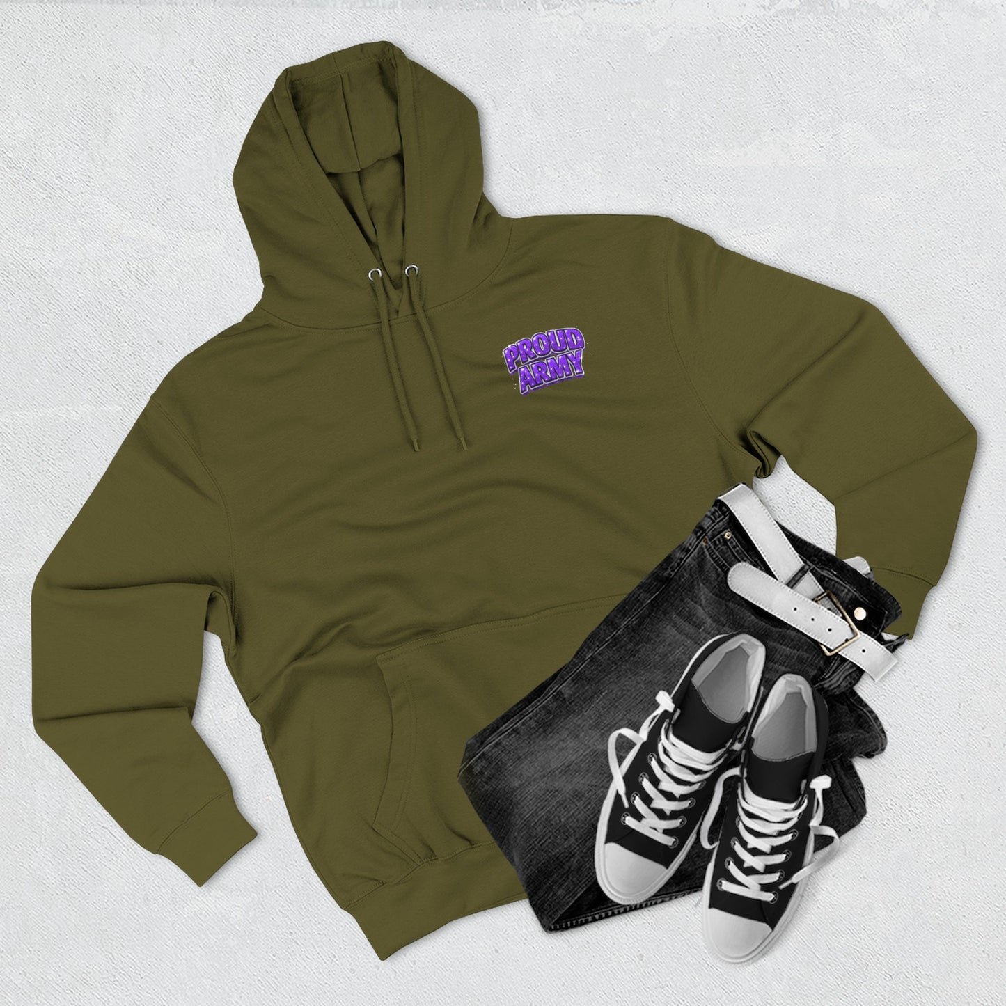 BTS Bangtan Photo-Panel Hoodie — 'Bangtan' 9-Eyes Graphic Fleece Hoodie