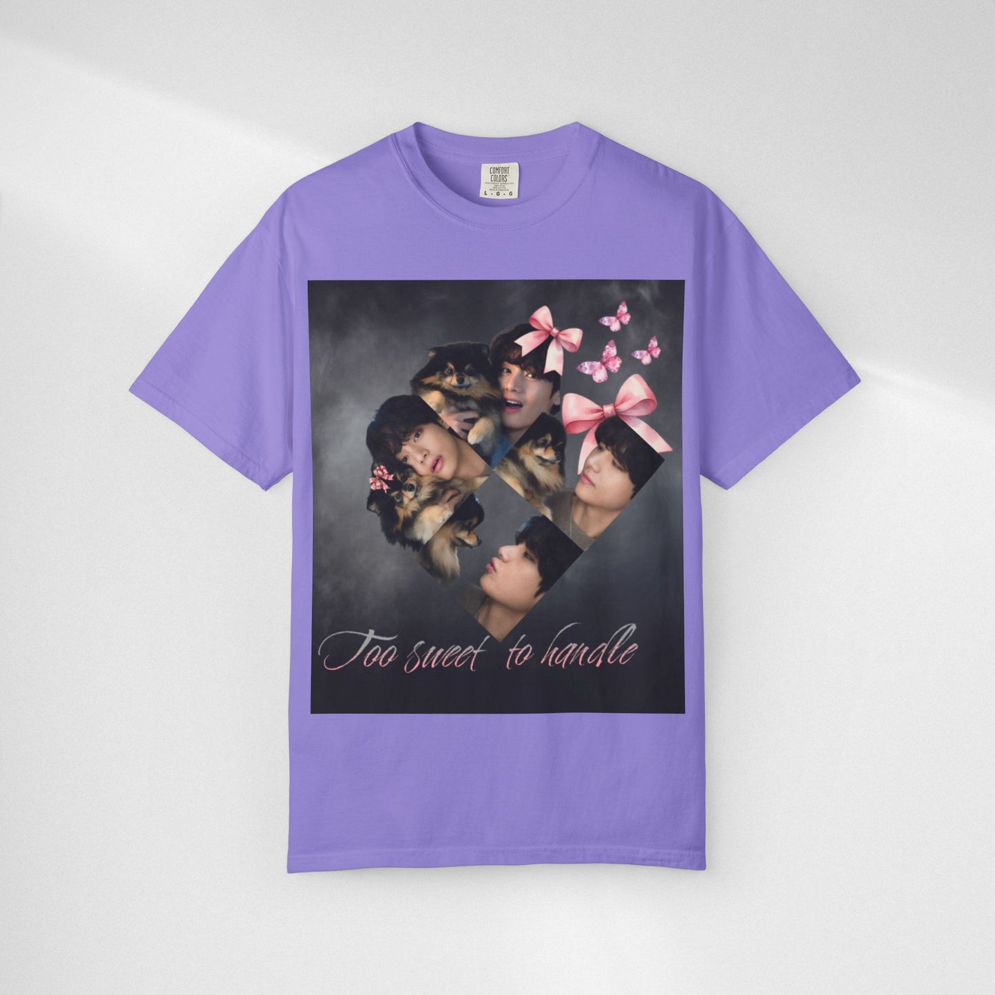 V Too Sweet to Handle T-Shirt — Cute Vintage Photo Collage Tee