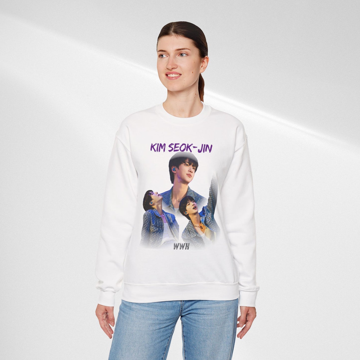 JIN Photo Collage Crewneck Sweatshirt
