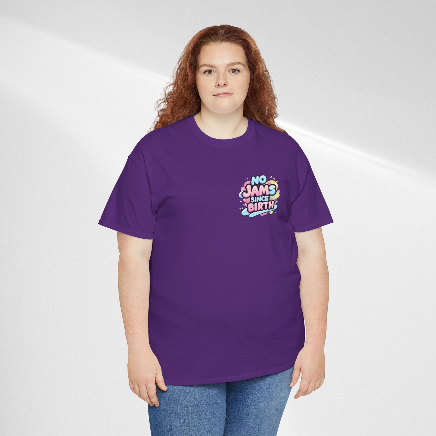 No Jams Since Birth T-Shirt — Cute Pastel Graphic Tee