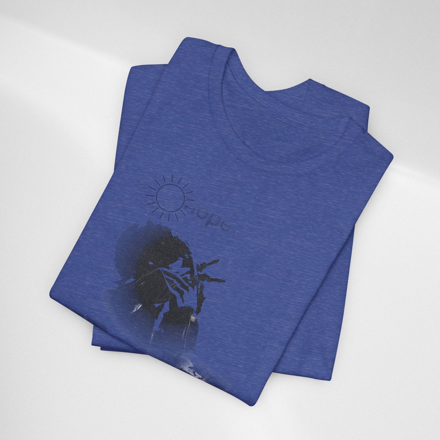 J hope Graphic Tee — Moody Monochrome Portraits