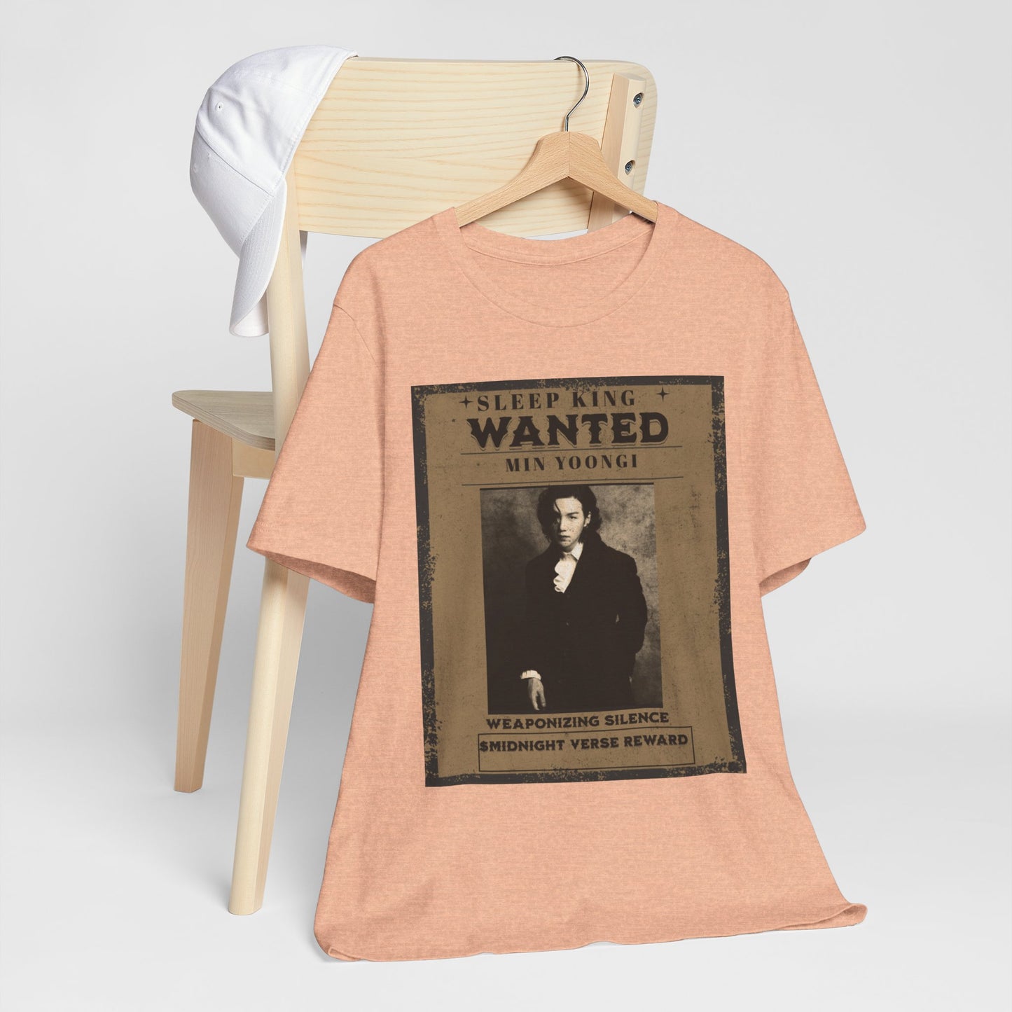 Sleep King Wanted Tee — Vintage 'Min Yoongi' Poster Shirt