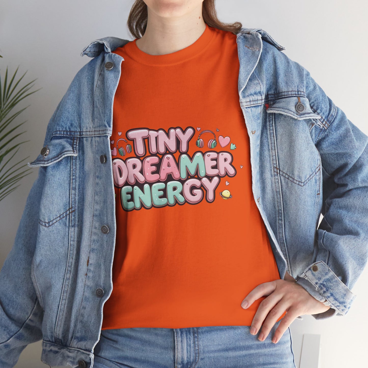 TinyTan Dreamer Energy T-Shirt — Cute Pastel Graphic Tee