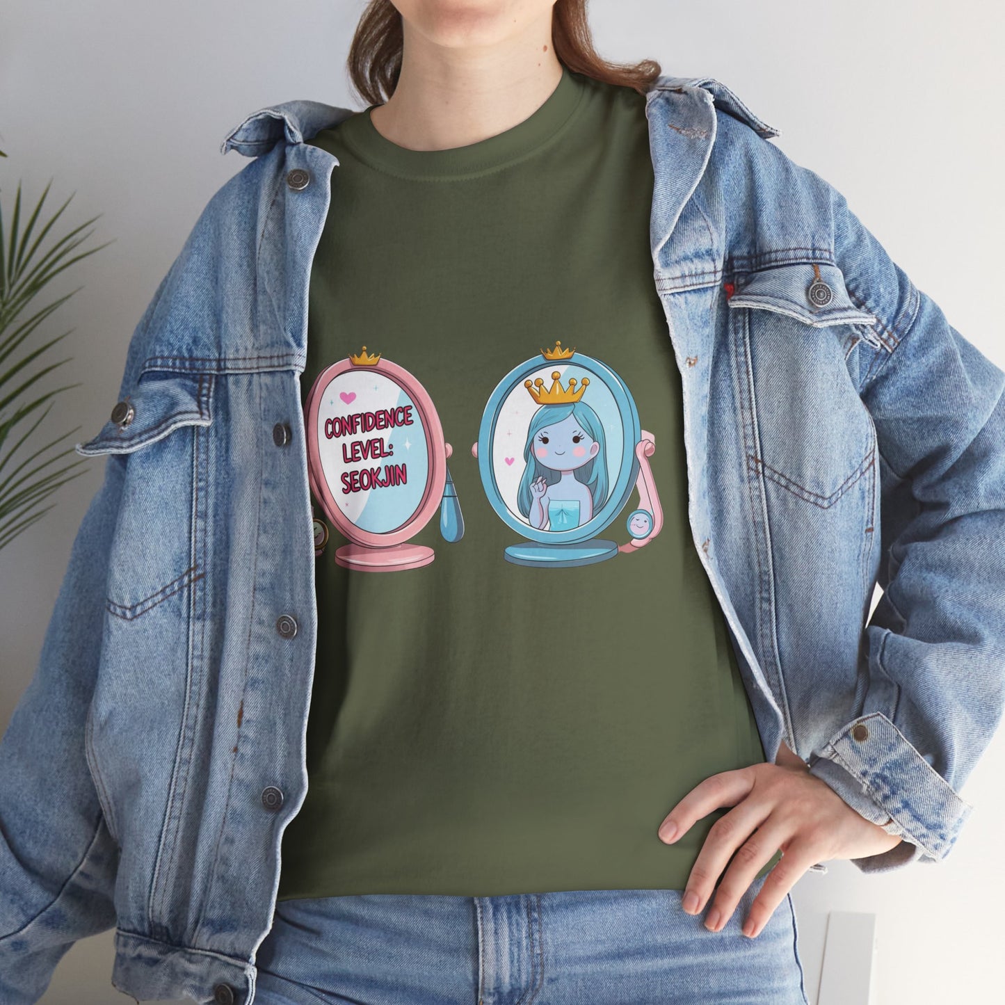 BTS Jin Confidence Level T-Shirt — Seokjin Fan Tee