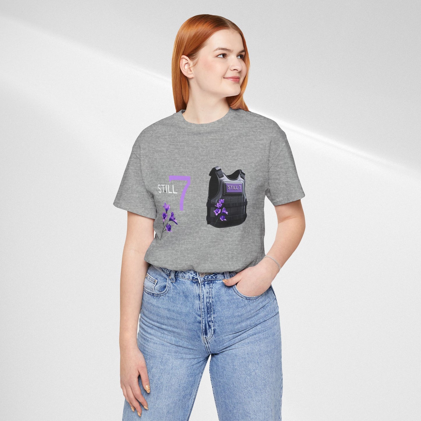 Bulletproof Vest Floral Tee — “I Am The Proof” Graphic T‑Shirt
