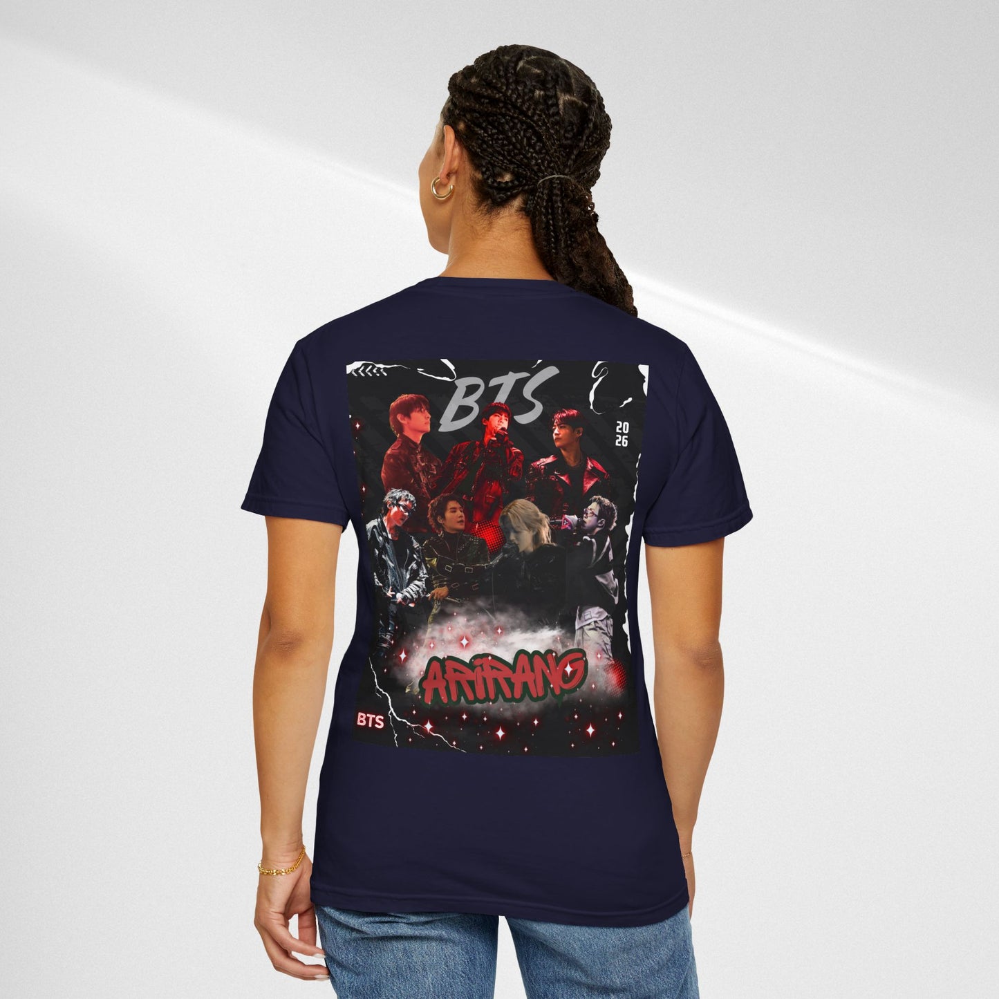 BTS ARIRANG Graphic T-Shirt — "Arirang" BTS Style Concert Tee