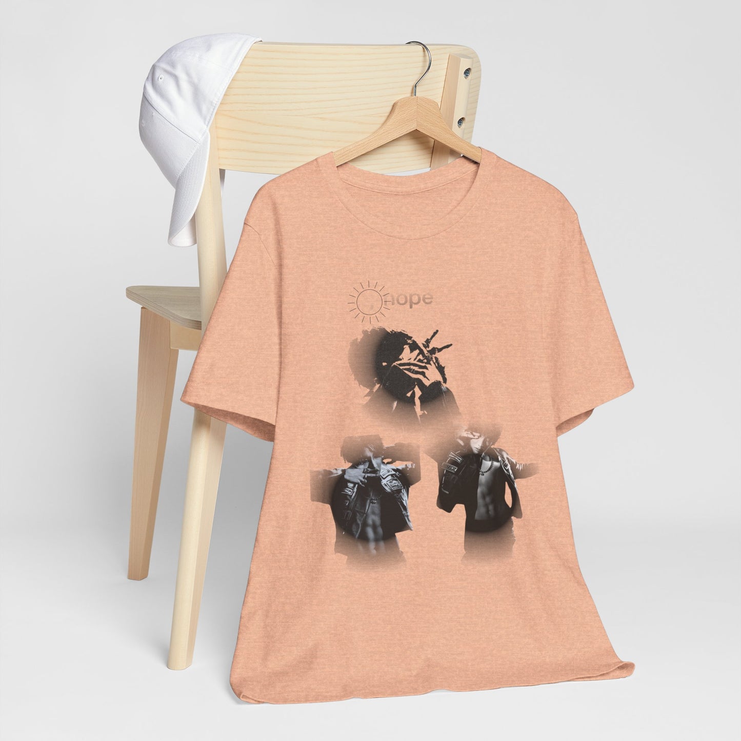 J hope Graphic Tee — Moody Monochrome Portraits