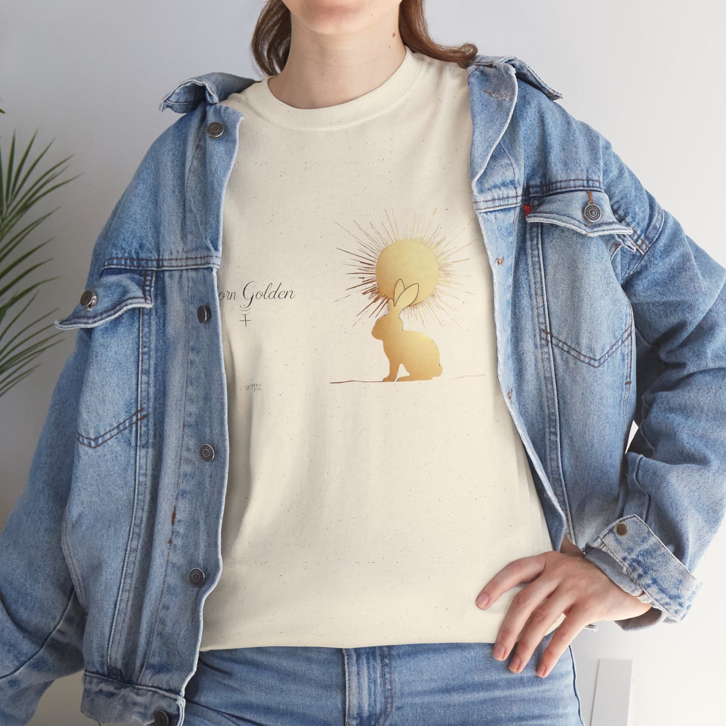 JK Golden Child T-Shirt — 'Born Golden' Cute Kids Illustration Tee