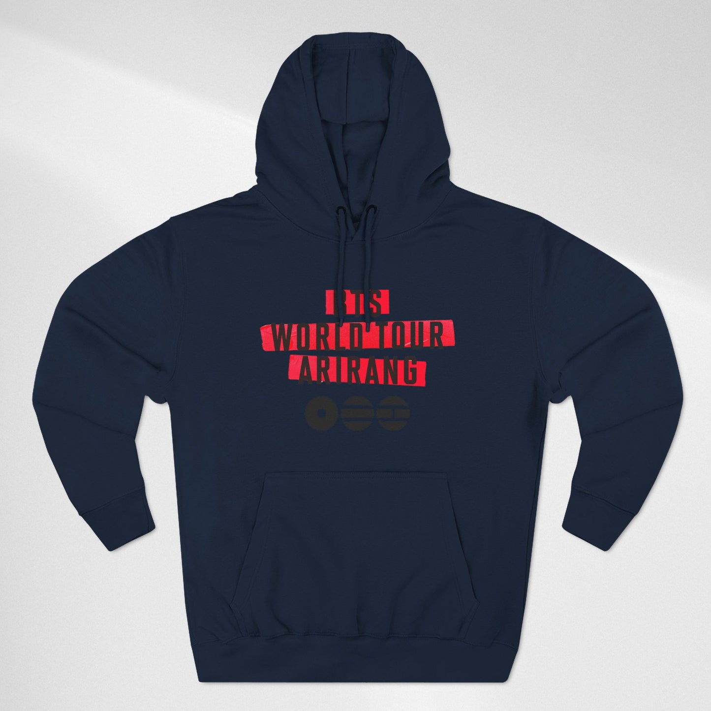 BTS World Tour Hoodie — 'Arirang' Fleece Pullover with Tour Dates