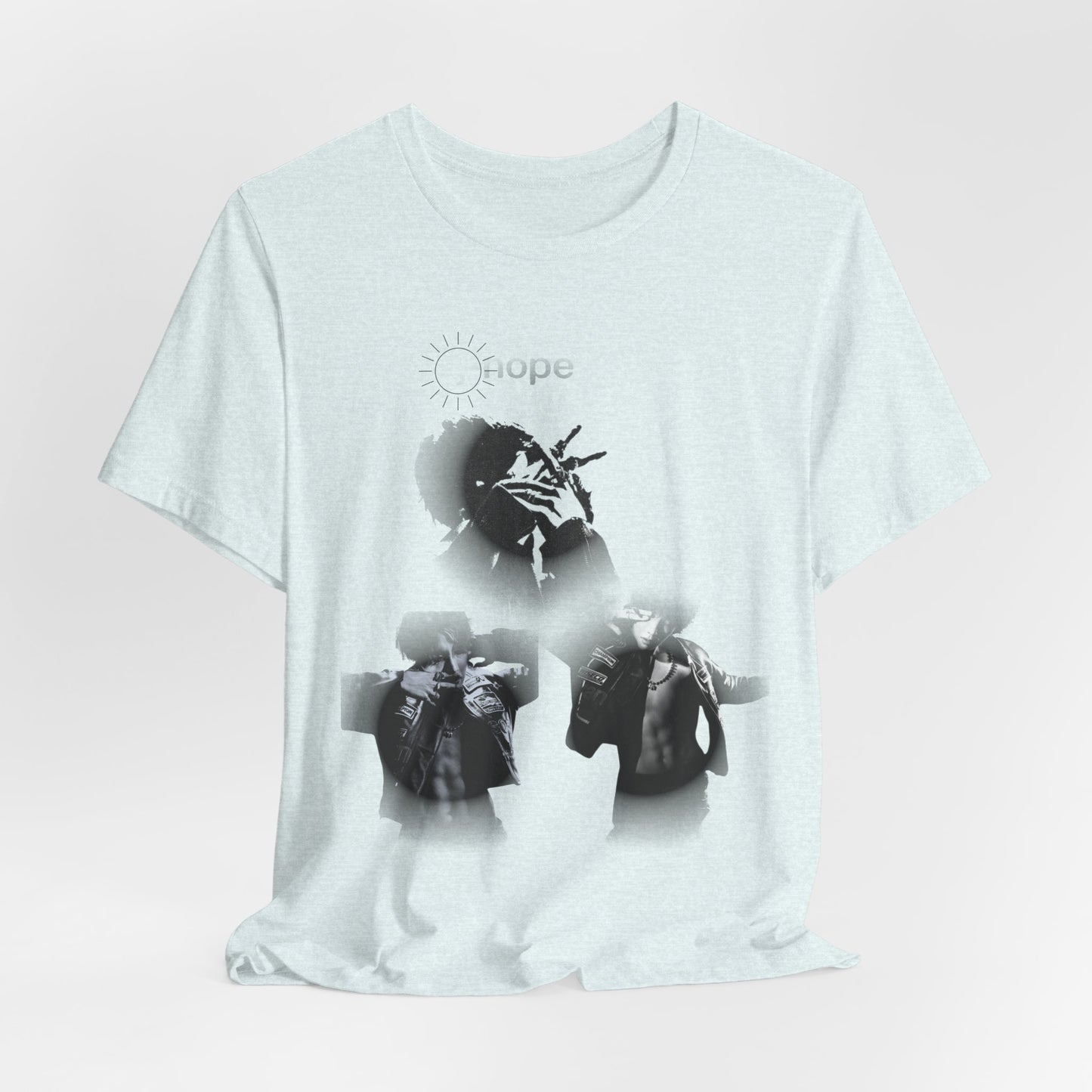 J hope Graphic Tee — Moody Monochrome Portraits