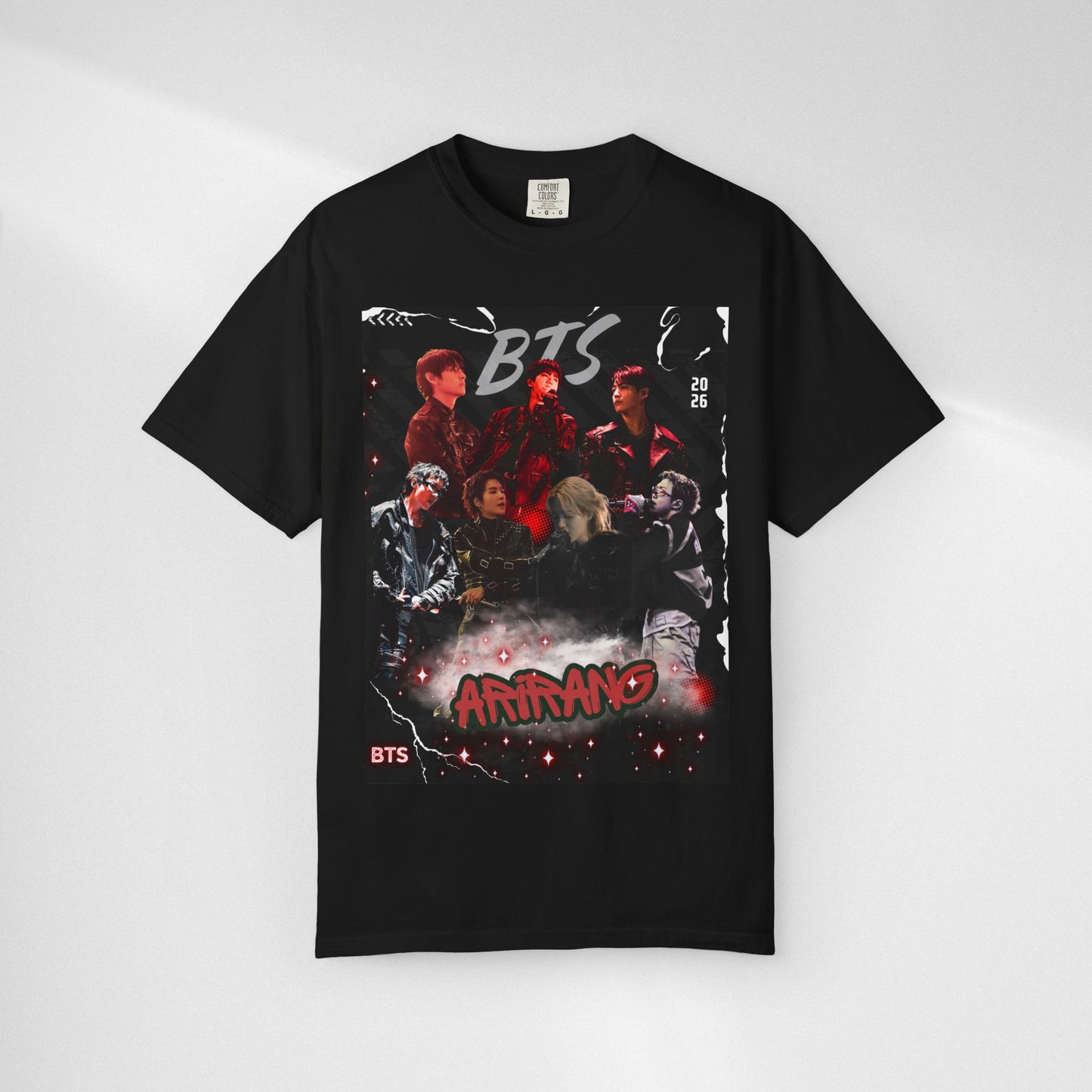 BTS ARIRANG Graphic T-Shirt — "Arirang" BTS Style Concert Tee