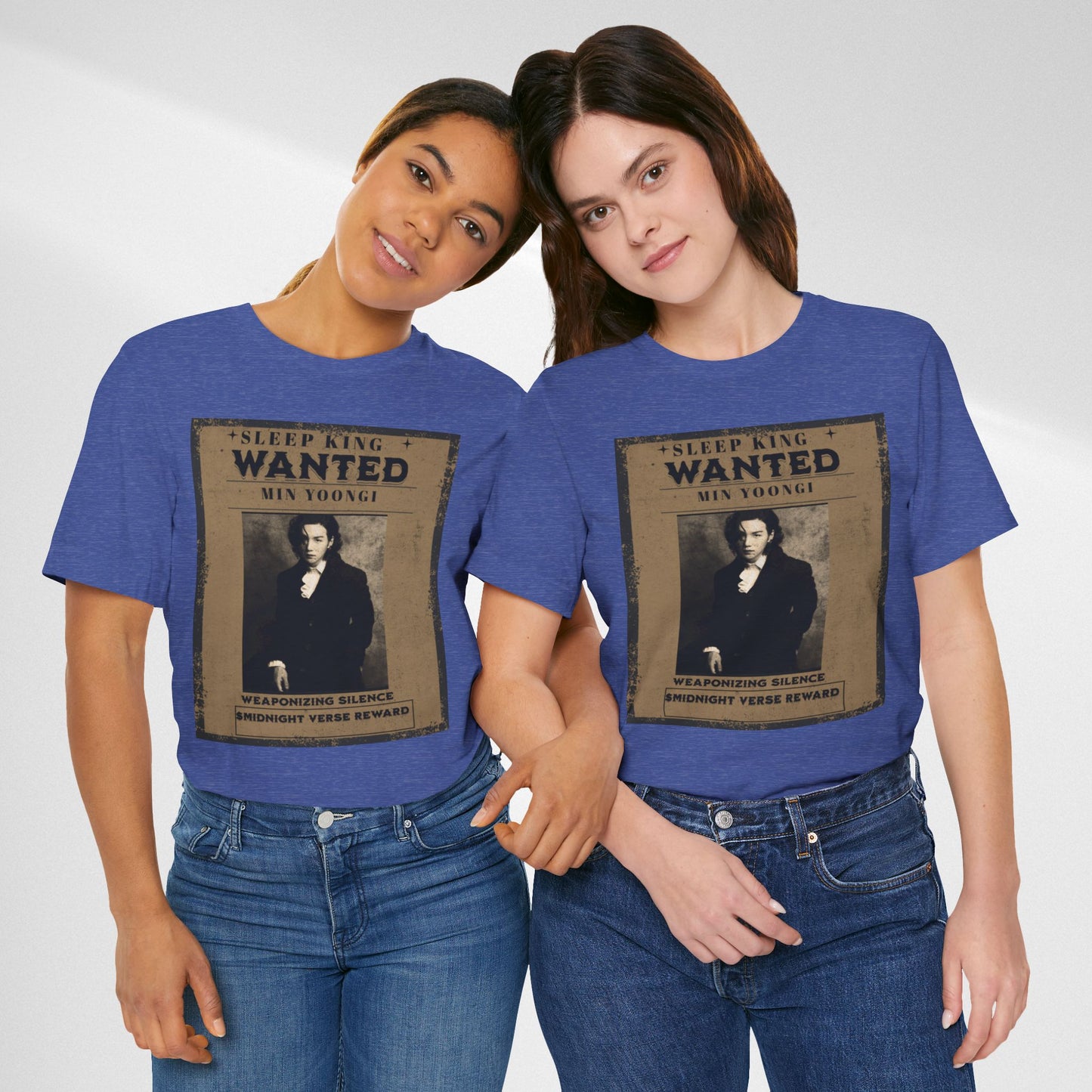 Sleep King Wanted Tee — Vintage 'Min Yoongi' Poster Shirt