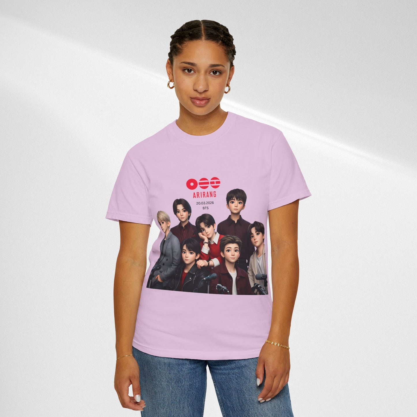 BTS Band Photo T-Shirt — Group Portrait Graphic Tee
