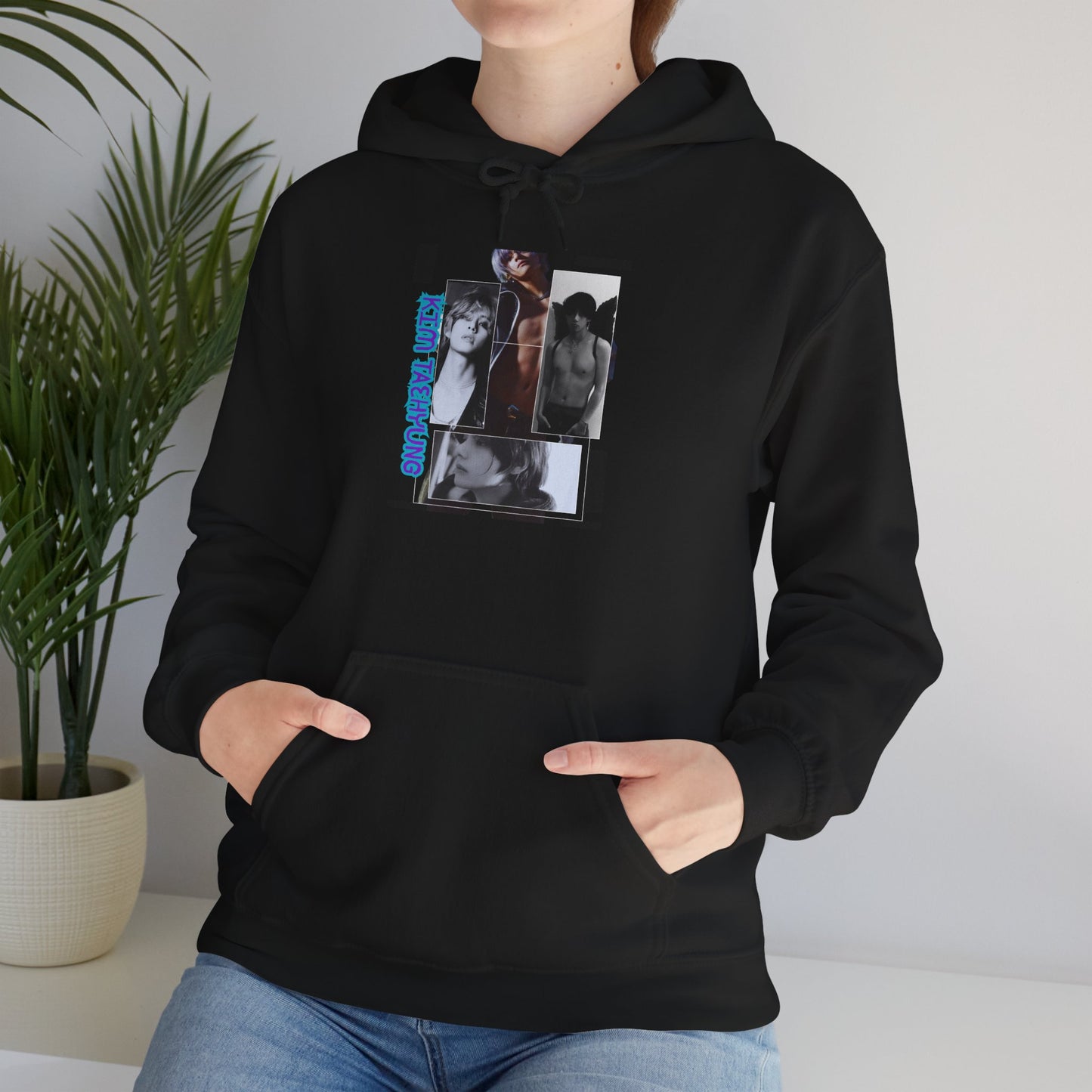 TAE Hoodie — Graphic Photo Collage 'Goth Romance' Streetwear Pullover