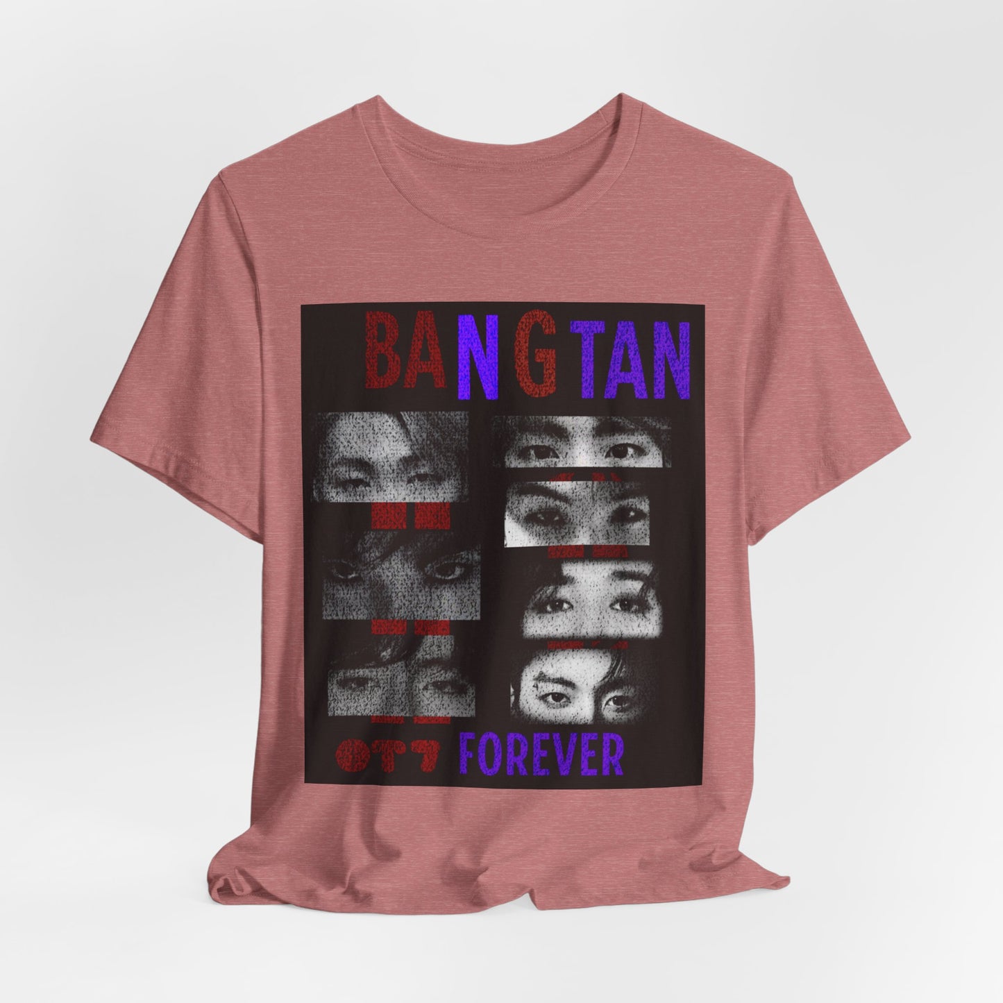 Bangtan Forever BTS Eyes Graphic Tee – K‑Pop Fan Shirt