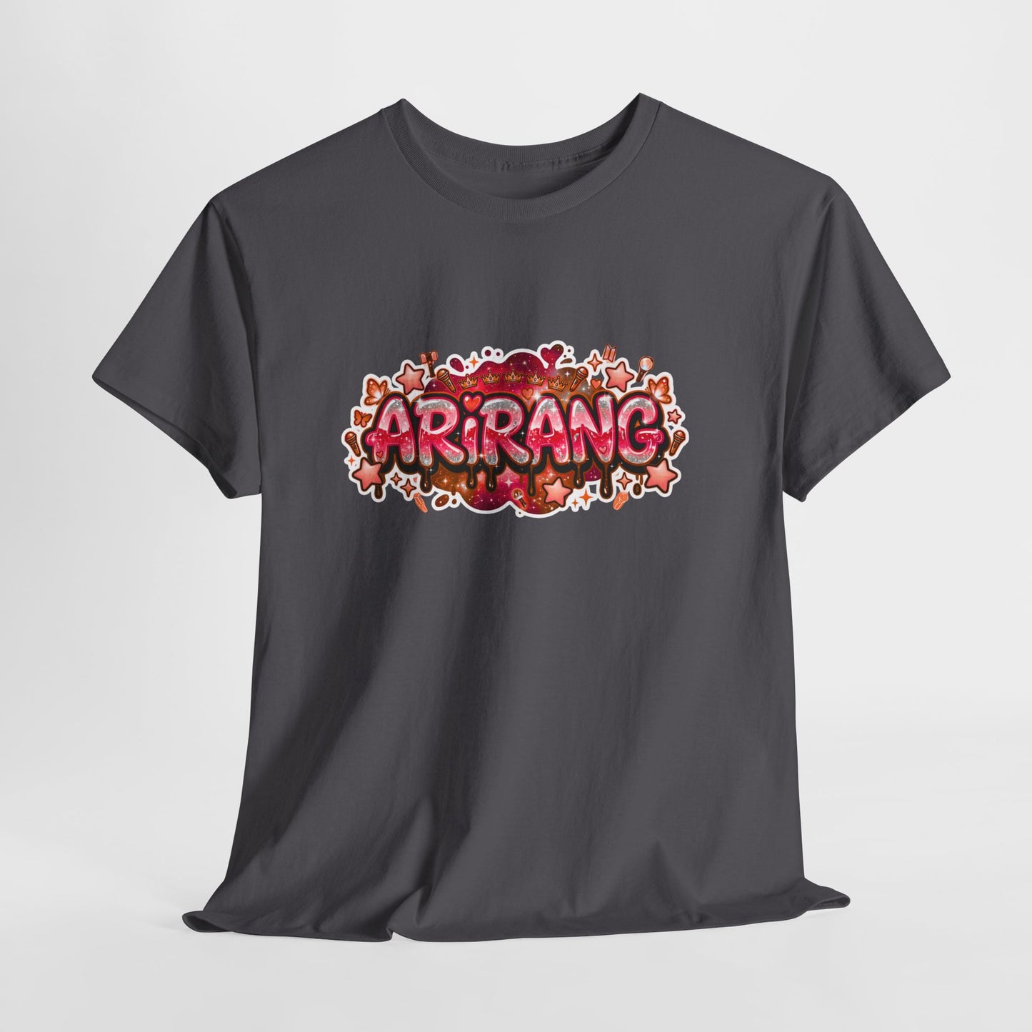 BTS Arirang Floral Graphic Tee - Korean Music Tribute Shirt