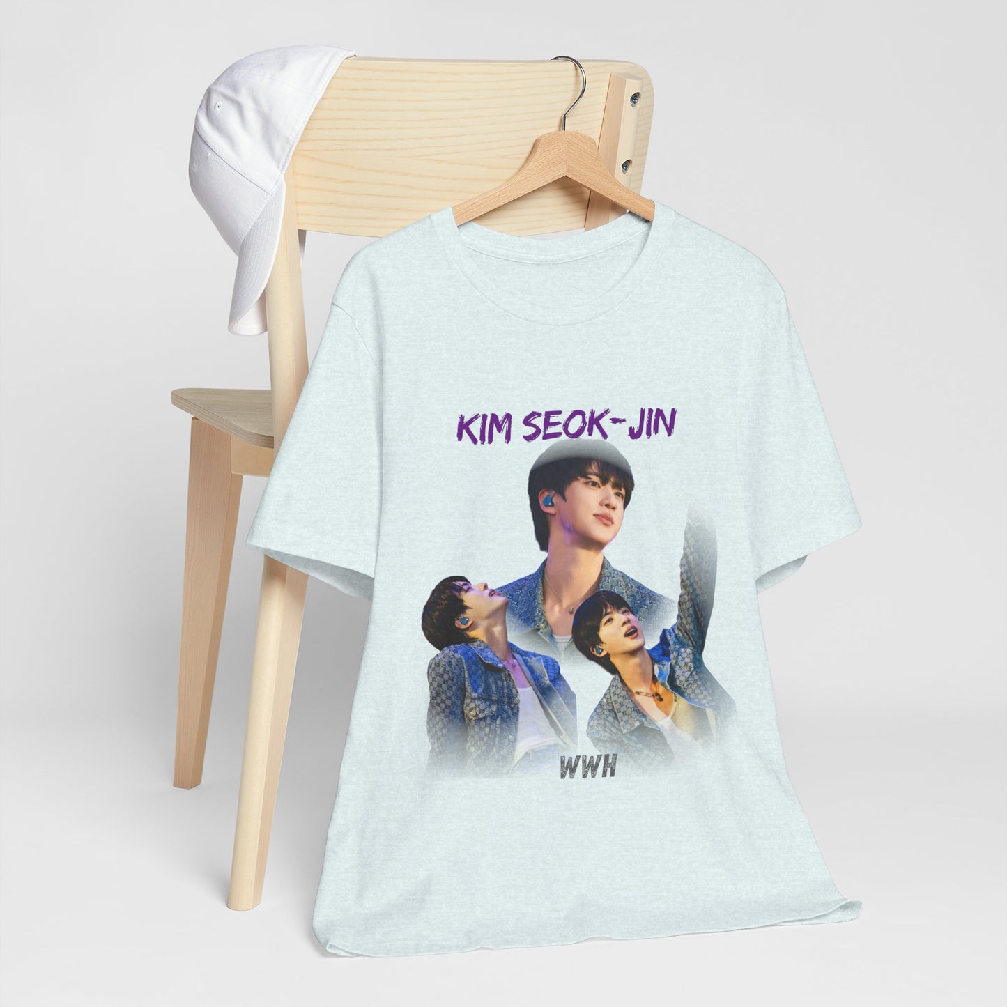 K-Pop Idol Photo Tee — 'Kim Seok-Jin' Graphic T-Shirt