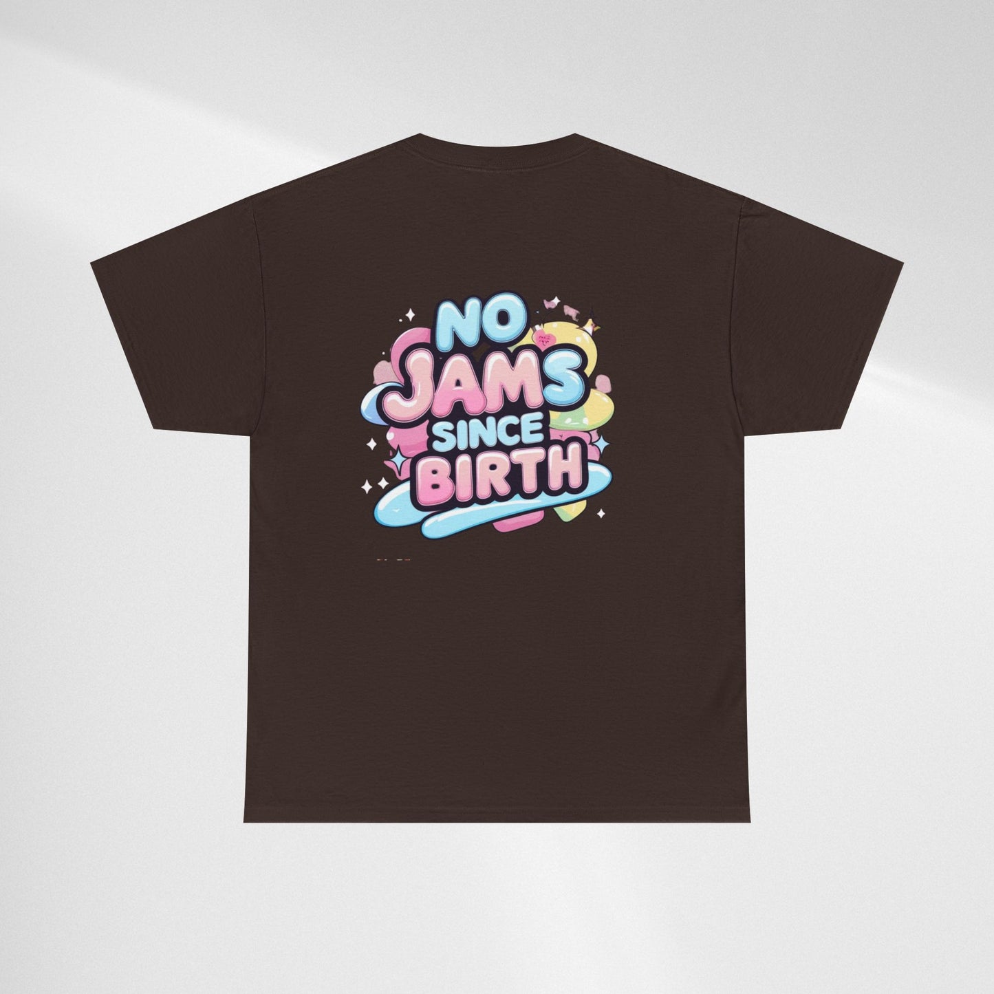 No Jams Since Birth T-Shirt — Cute Pastel Graphic Tee
