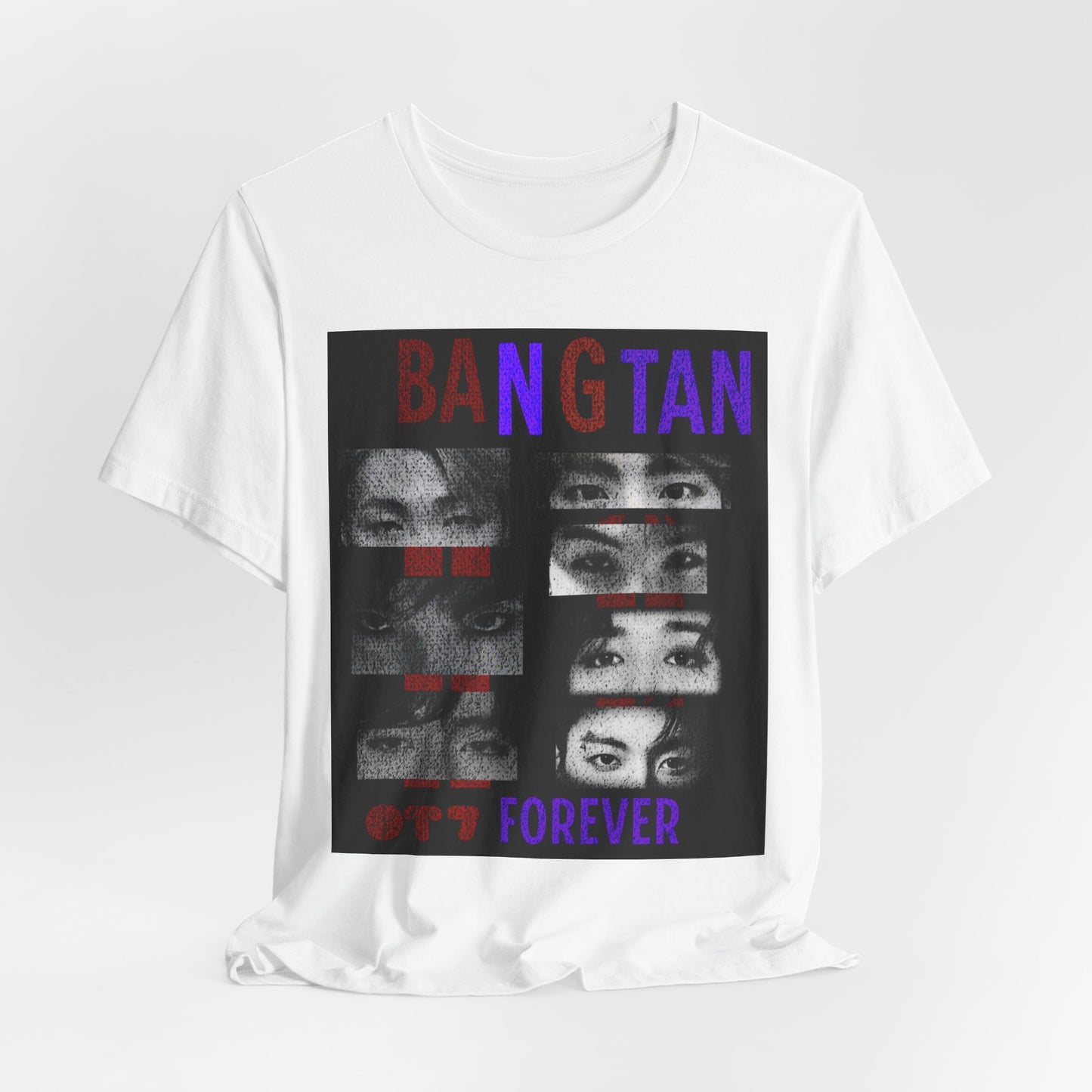 Bangtan Forever BTS Eyes Graphic Tee – K‑Pop Fan Shirt