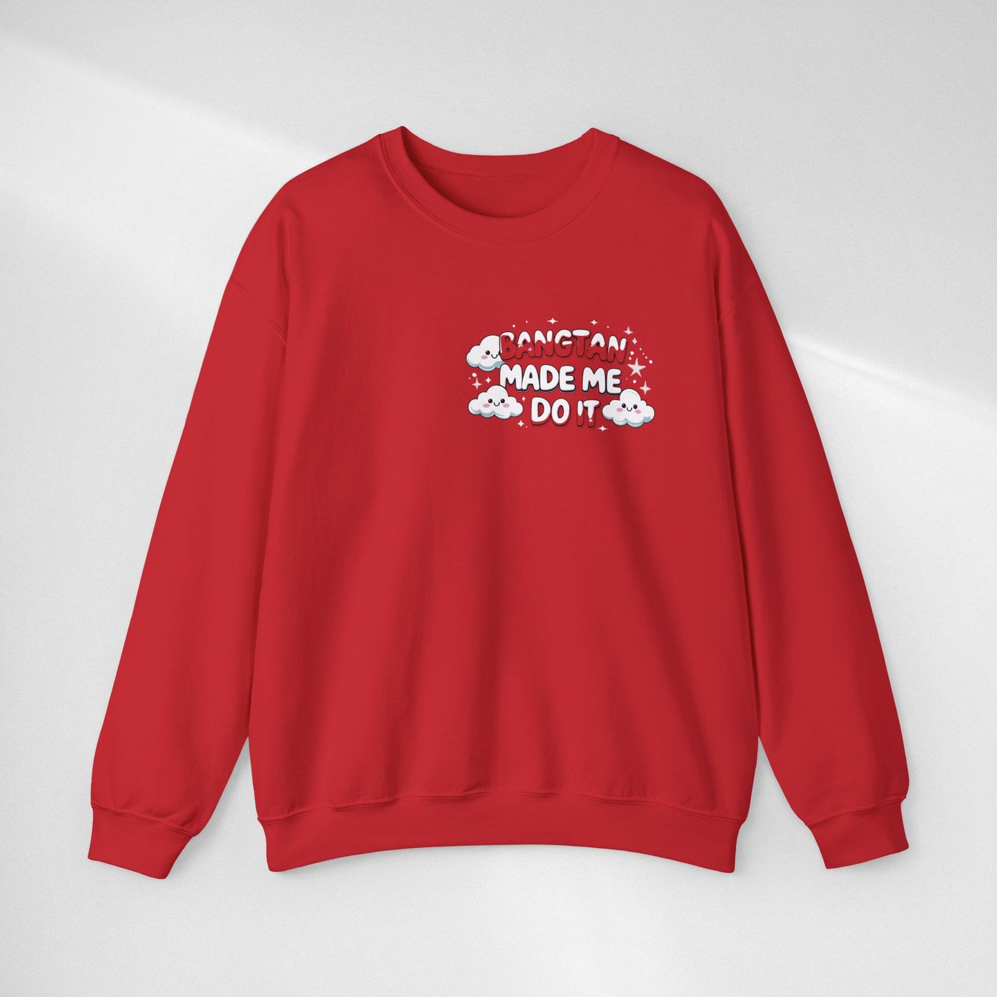 Crewneck Sweatshirt — "Bangtan Made Me Do It" K-Pop BTS Fan Pullover