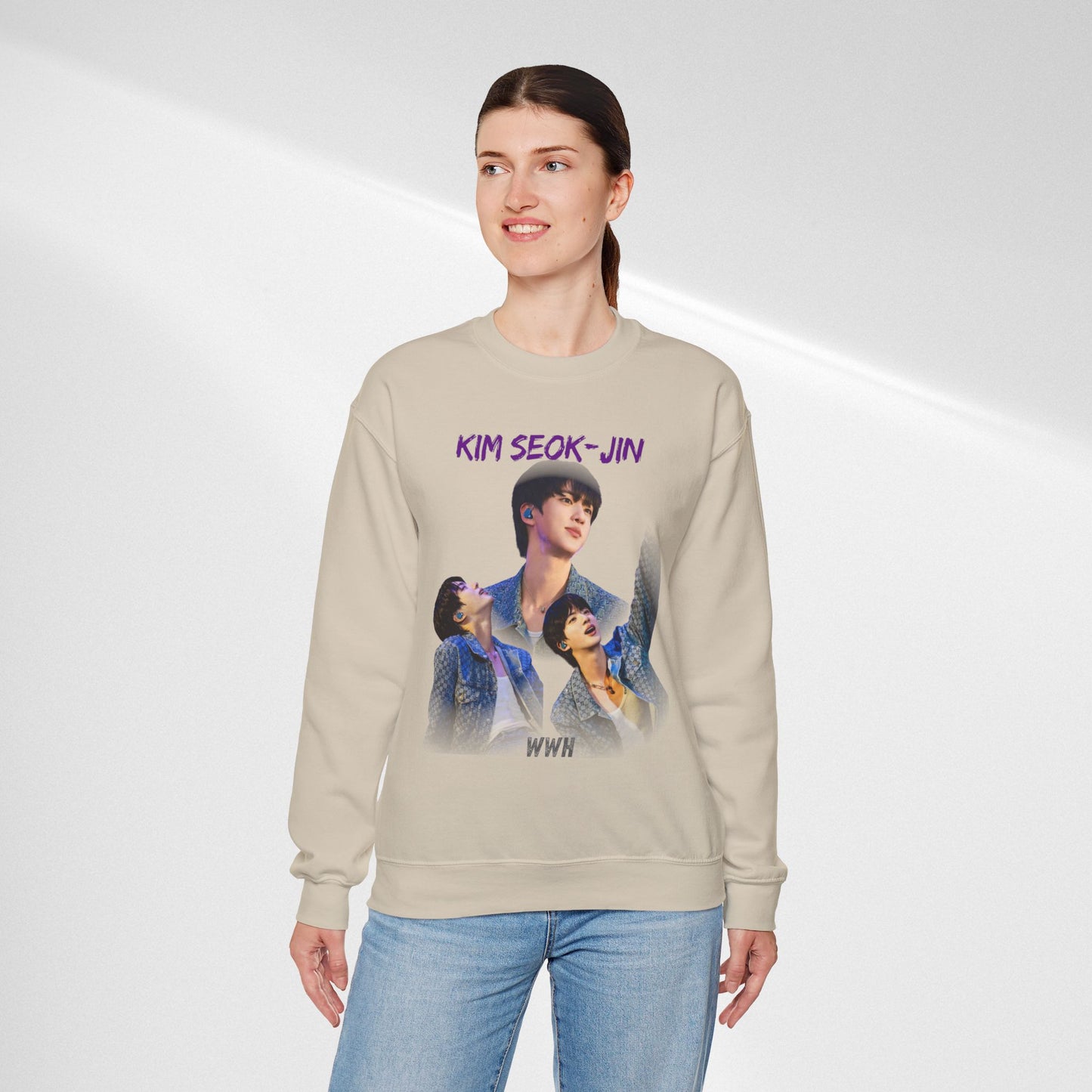JIN Photo Collage Crewneck Sweatshirt