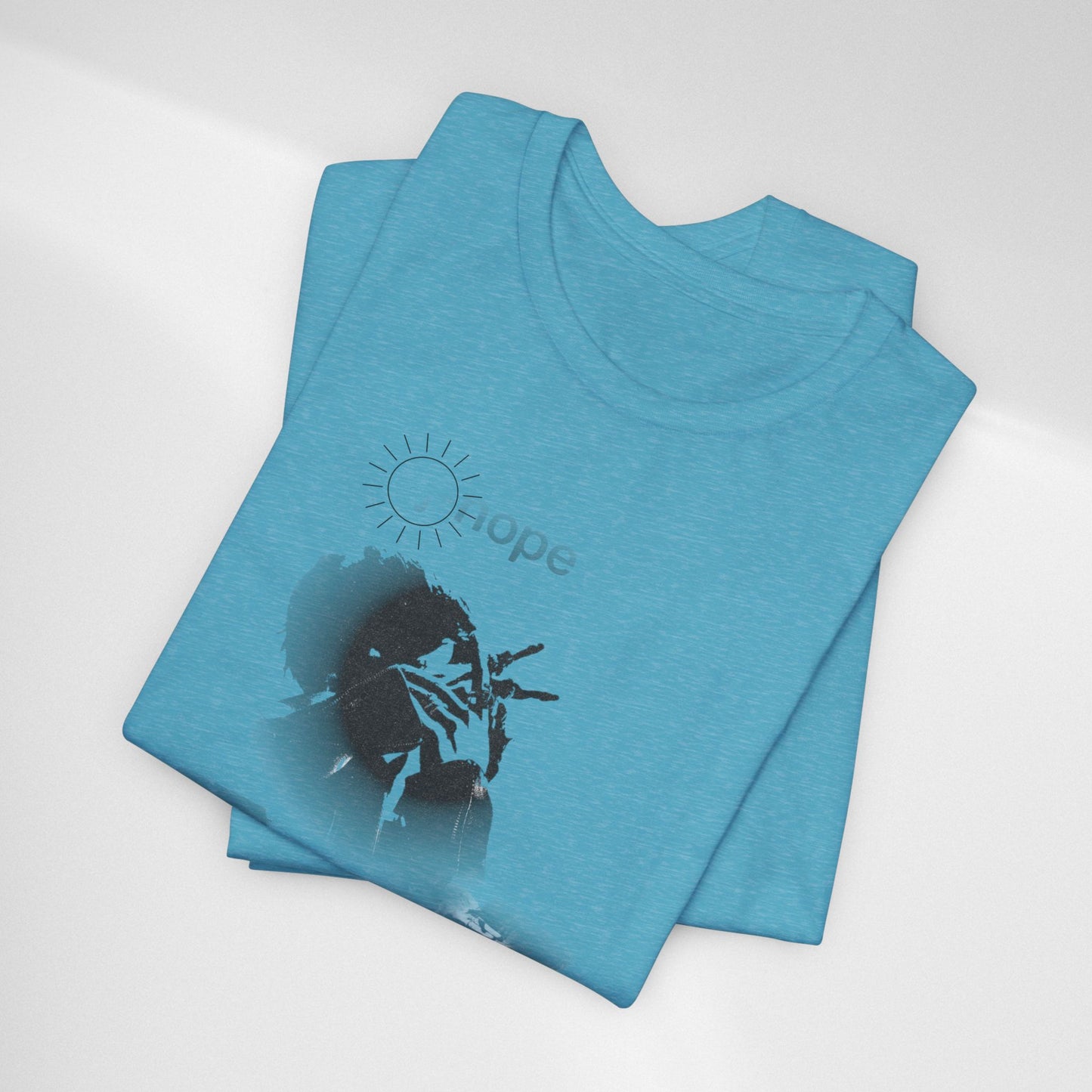 J hope Graphic Tee — Moody Monochrome Portraits
