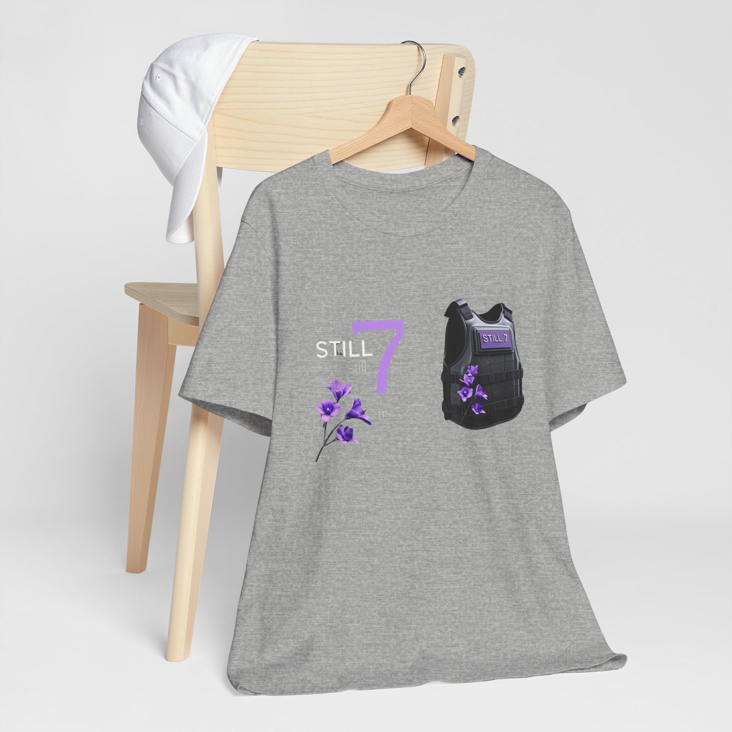 Bulletproof Vest Floral Tee — “I Am The Proof” Graphic T‑Shirt