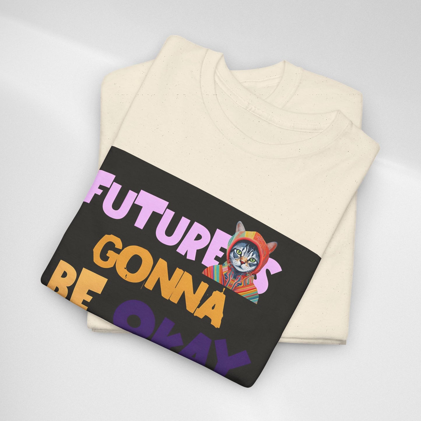 Future's Gonna Be Okay D-Day T-Shirt — Positive Retro Graphic Tee