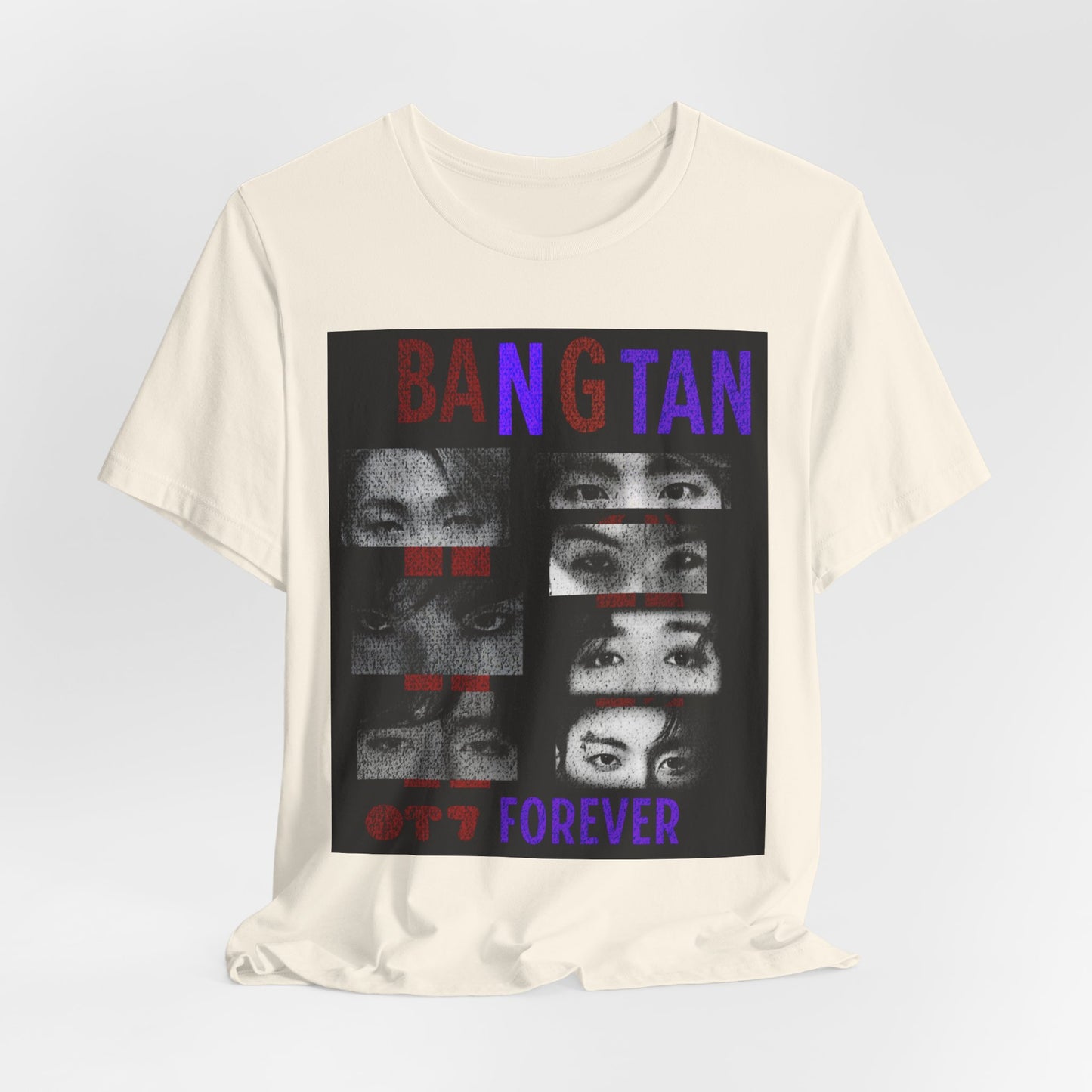 Bangtan Forever BTS Eyes Graphic Tee – K‑Pop Fan Shirt