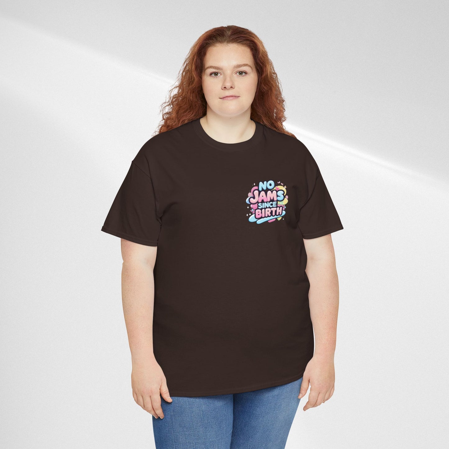 No Jams Since Birth T-Shirt — Cute Pastel Graphic Tee