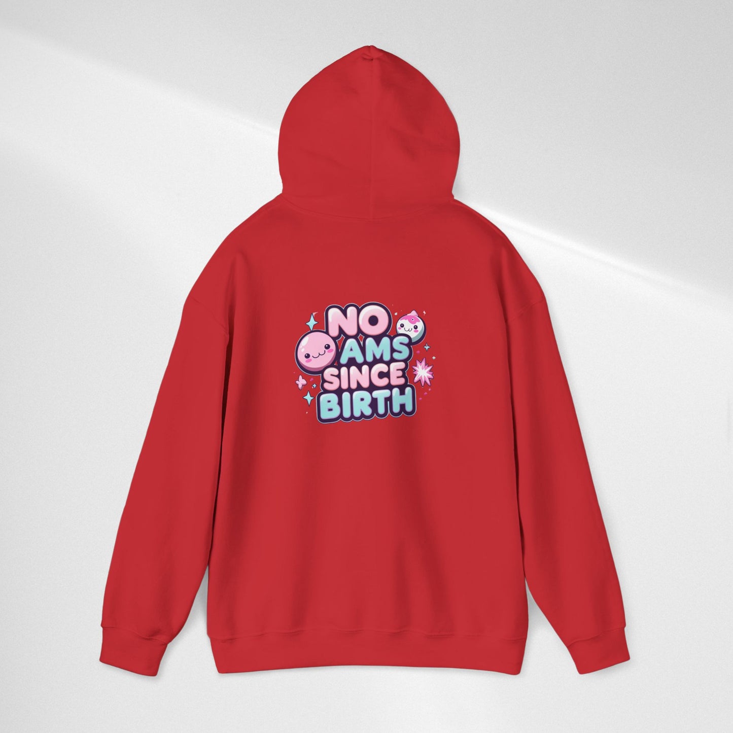 Hoodie — "No Jams Since Birth" Cute Kawaii Graphic Pullover