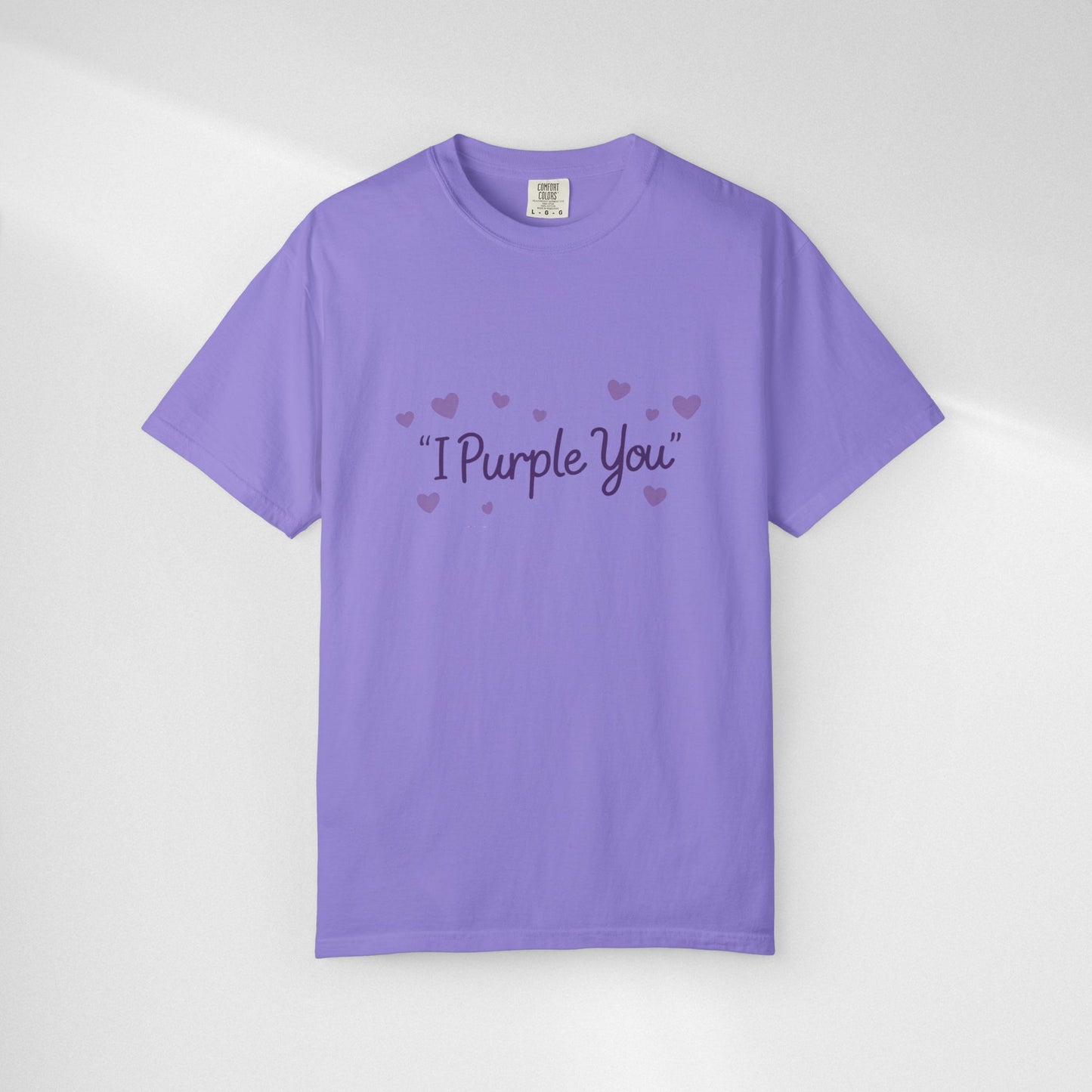 I Purple You T-Shirt — Cute Purple Hearts Valentine Tee