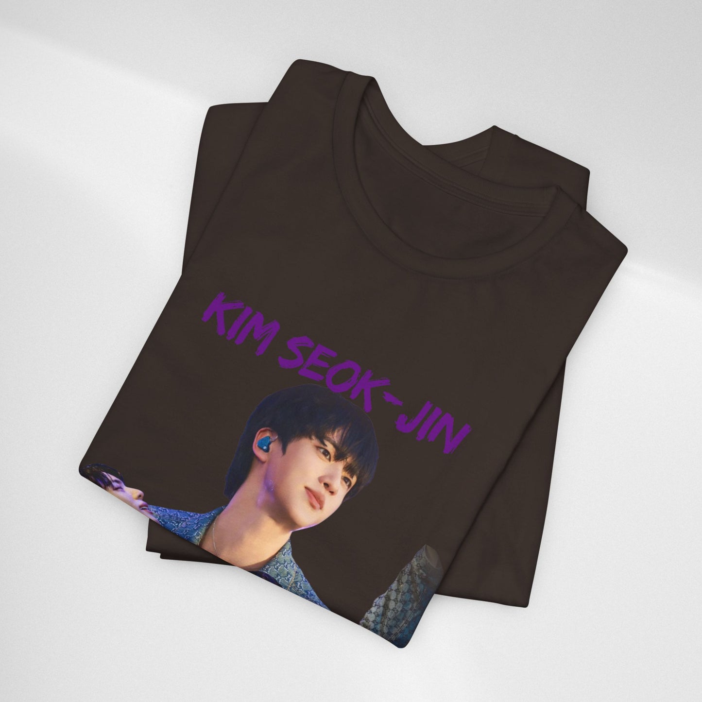 K-Pop Idol Photo Tee — 'Kim Seok-Jin' Graphic T-Shirt