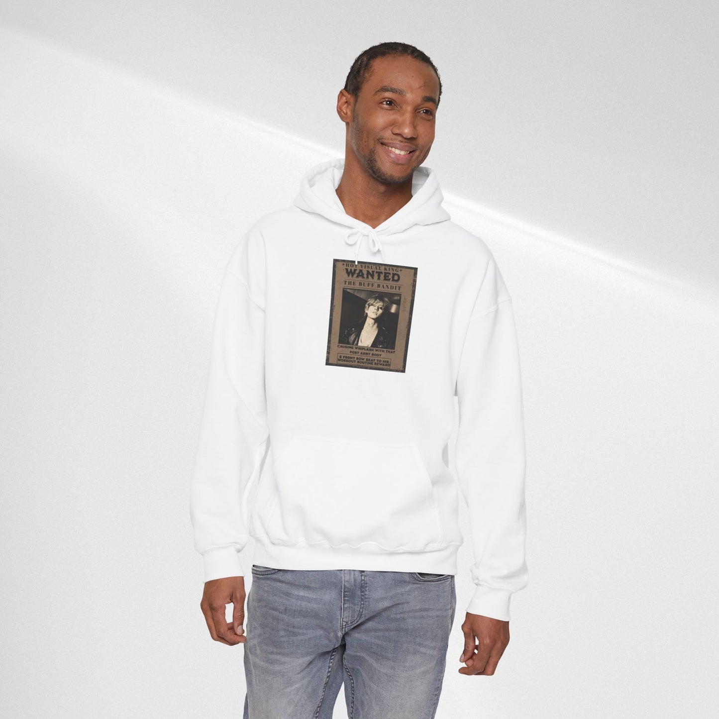 Hoodie Vintage V 'Wanted' Poster Photo Pullover