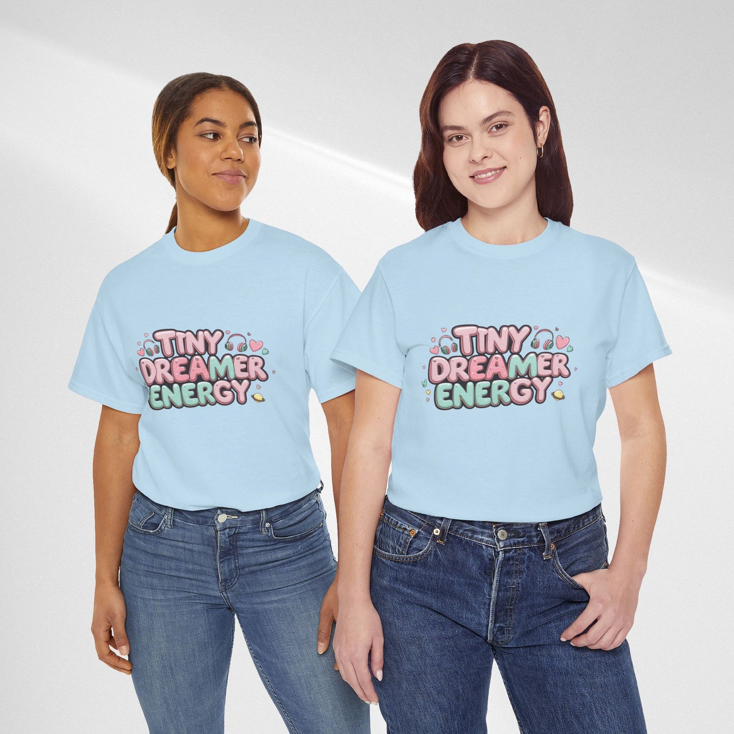 TinyTan Dreamer Energy T-Shirt — Cute Pastel Graphic Tee