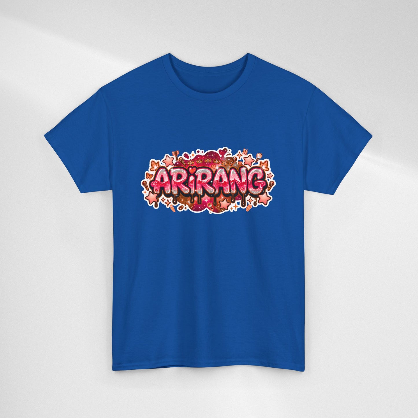 BTS Arirang Floral Graphic Tee - Korean Music Tribute Shirt